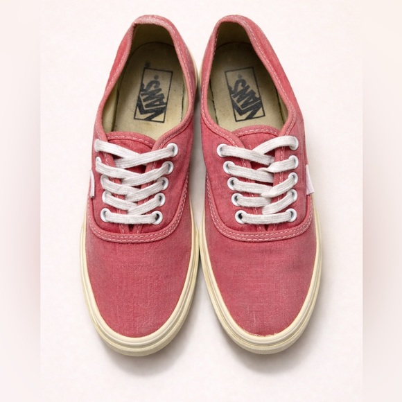 Vans Authentic Salmon Canvas Shoes - Size Women US7 - Picture 3 of 7